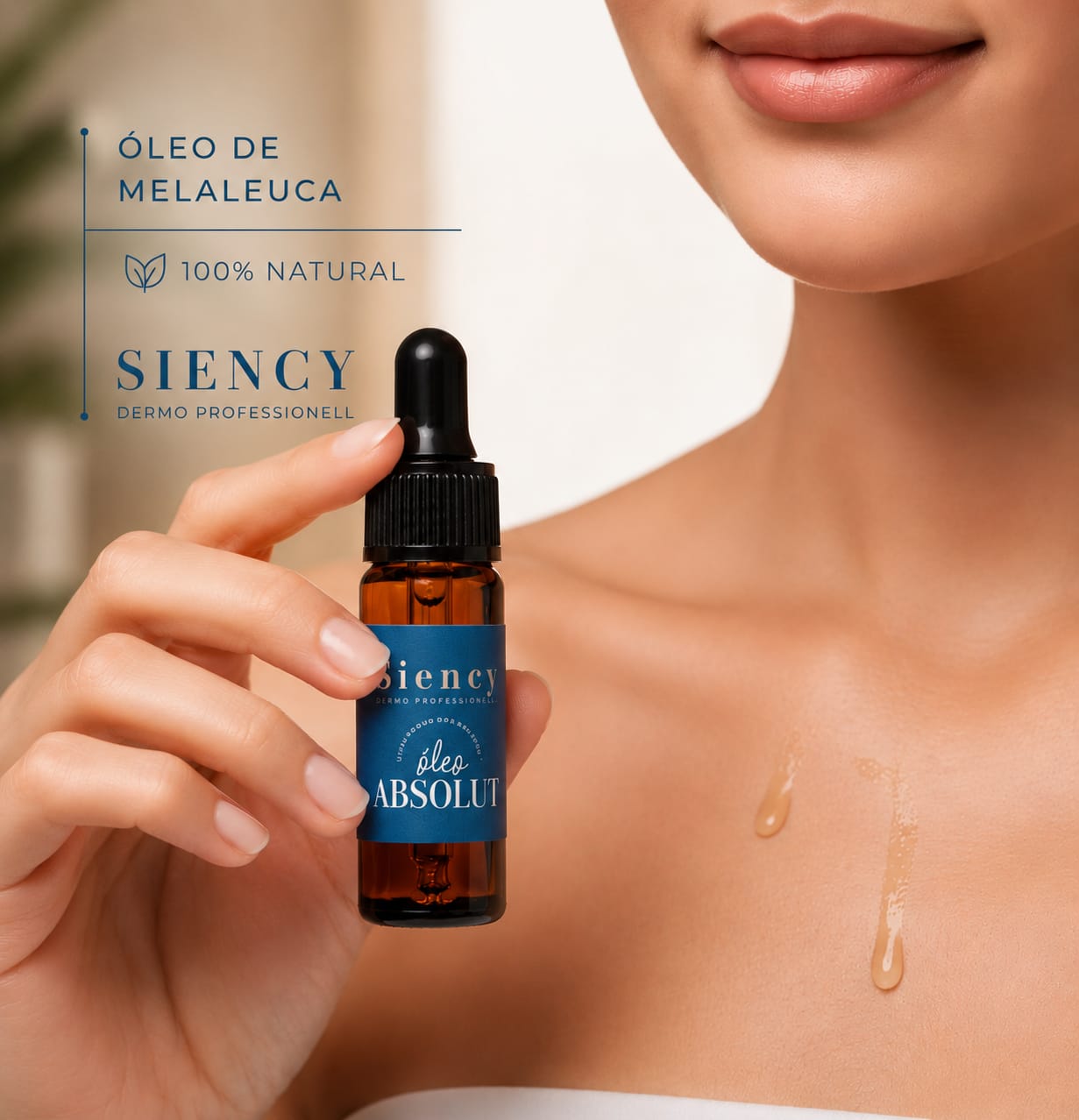 Óleo Absolut Siency - óleo de melaleuca 100% natural